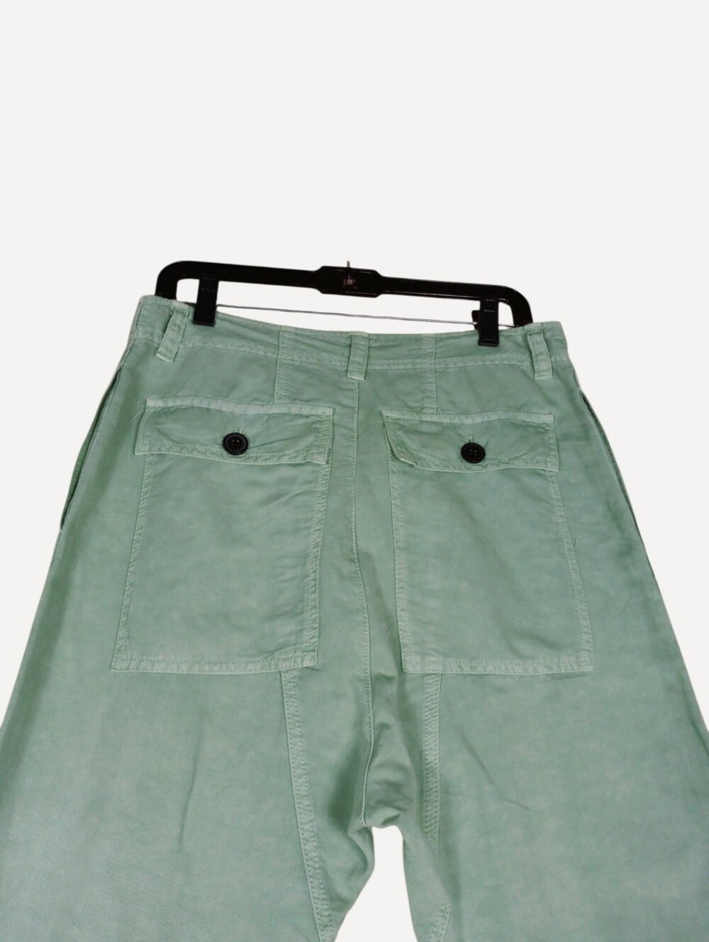 Zara Light Sage Green Utility Pants Size Medium 32in waist 23in Inseam. - Picture 4 of 10